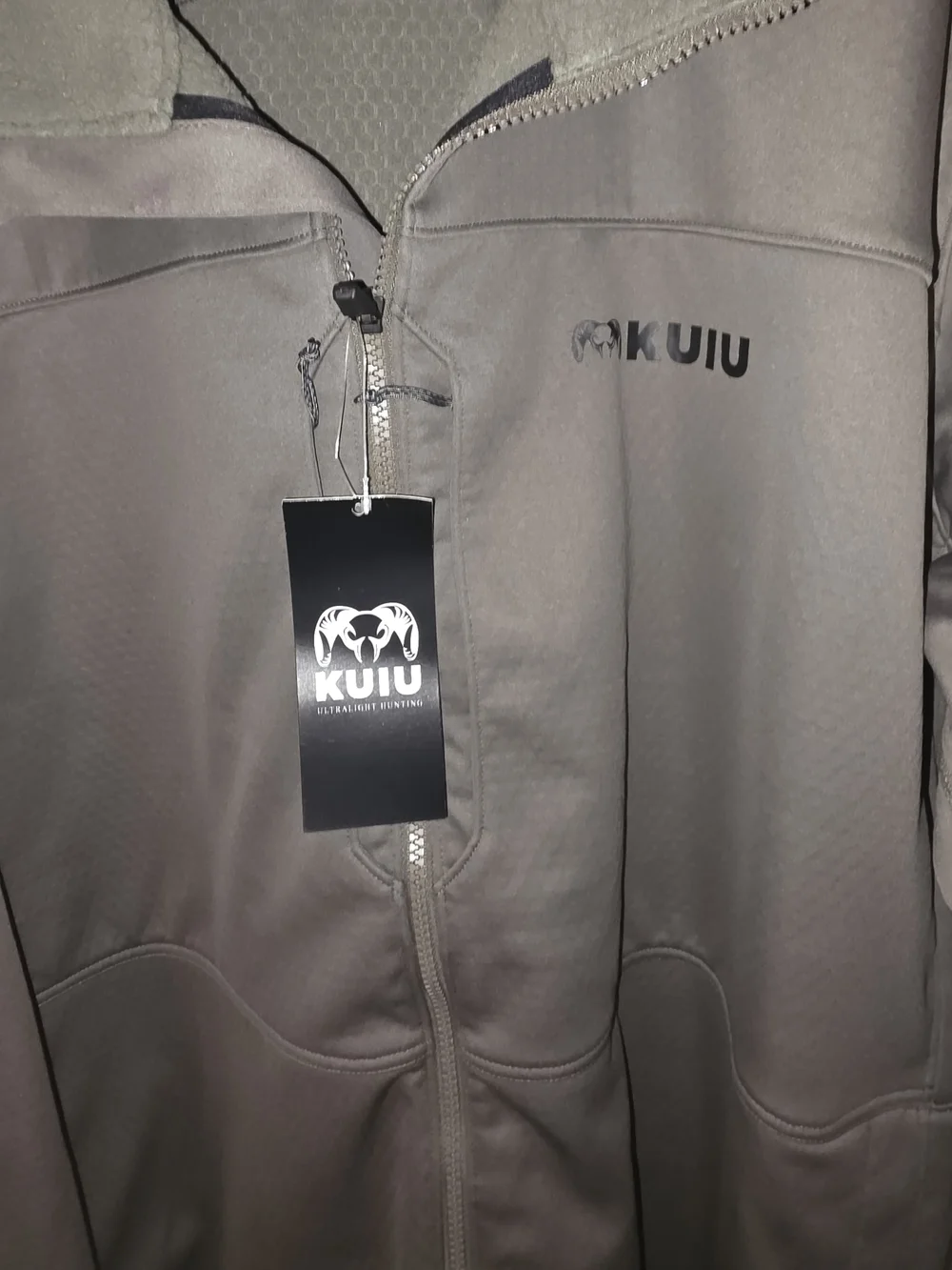 KUIU Men's Ash Green Encpunter Full-Zip Jacket - Picture 3 of 10